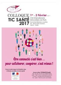 Participation de Maître Lina WILLIATTE (Avocat Droit de la Santé - Lille) au Colloque TIC SANTE des 1er et 2 février 2017